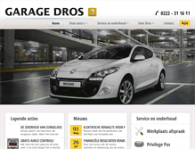 Tablet Screenshot of garagedrostexel.nl
